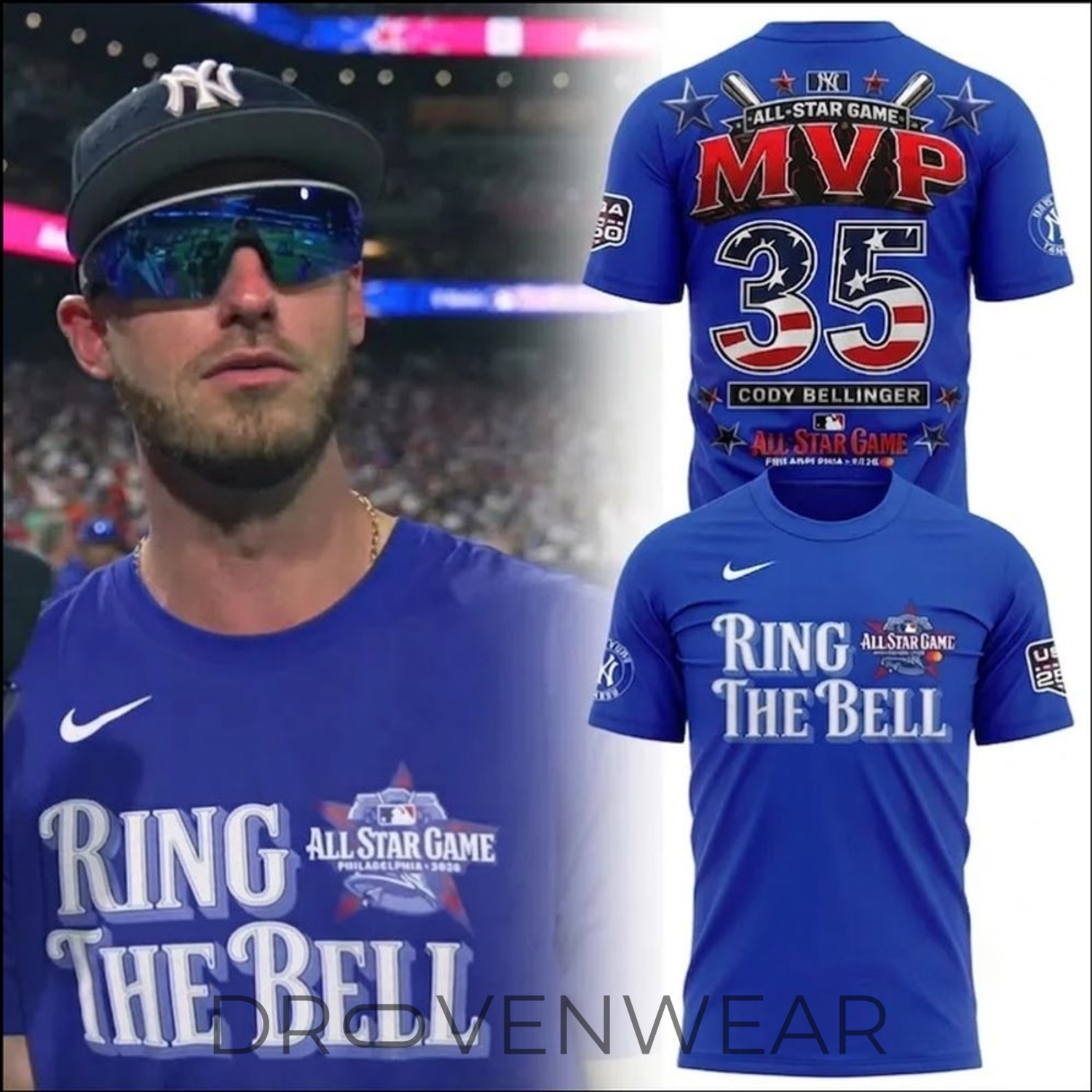 Philadelphia 2026 All-Star Game Cody Bellinger MVP Ring The Bell Baseball Shirt Philadelphia 2026 All-Star Game Cody Bellinger MVP Ring The Bell Baseball Shirt