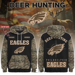 Philadelphia Eagles Deer Hunting Limited Edition Hoodie by Drovenwear.com