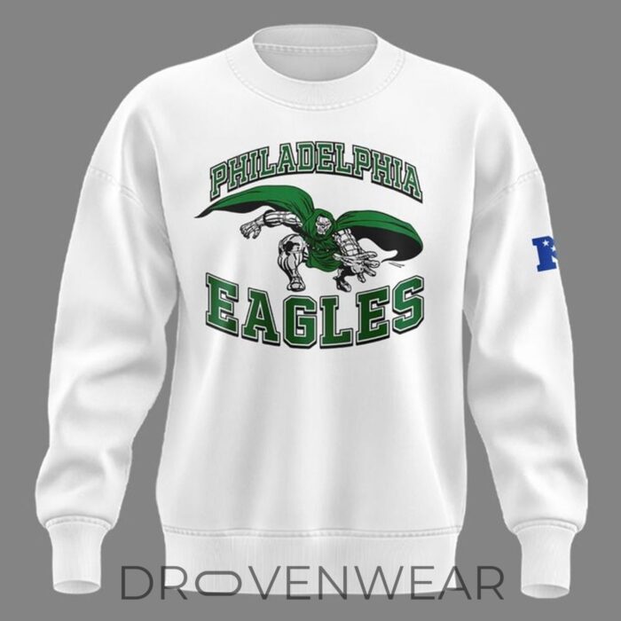 Philadelphia Eagles X Doctor Doom Disney Fan Draft 2026 Special Sweatshirt - Image 2