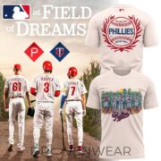 Philadelphia Phillies 2026 Field Of Dreams Game Cream Shirt