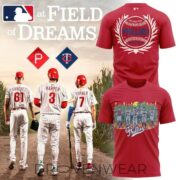 Philadelphia Phillies 2026 Field Of Dreams Game Red Shirt
