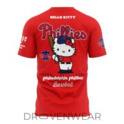 Philadelphia Phillies 2026 Hello Kitty Special Edition Red Shirt - Image 3