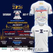 Philadelphia Phillies Celebrate America's 250th Birthday in Philly White Shirt