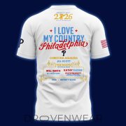 Philadelphia Phillies Celebrate America's 250th Birthday in Philly White Shirt - Image 3