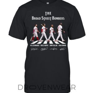 Philadelphia Phillies The Broad Street Bombers Unisex TShirt by Drovenwear.com