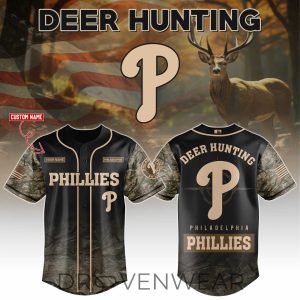 Philadelphia Phillies x Deer Hunting Limited Edition Jersey by Drovenwear.com