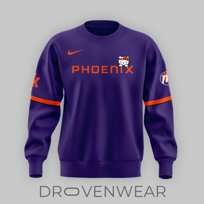 Phoenix Mercury X Hello Kitty Night 2026 Limited Edition Sweatshirt - Image 2