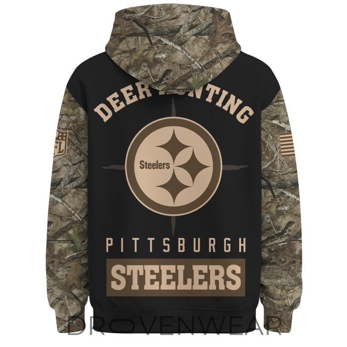 Pittsburgh Steelers Deer Hunting Limited Edition Hoodie - Image 3