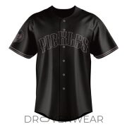 Portland Pickles Emo Night 2026 Black Limited Edition Baseball Jersey - Image 2