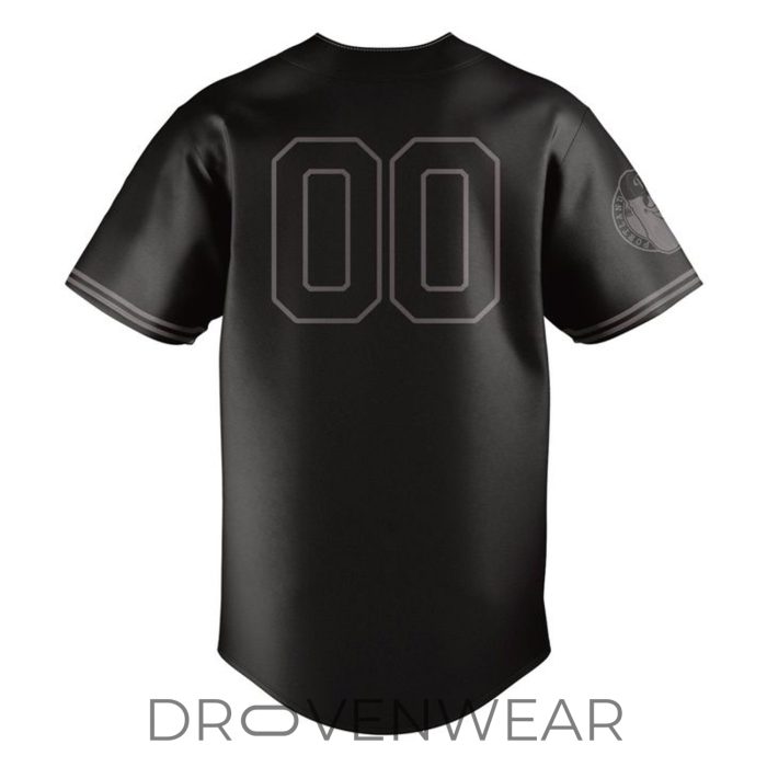 Portland Pickles Emo Night 2026 Black Limited Edition Baseball Jersey - Image 3