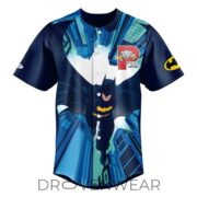 Portland Sea Dogs X Batman Theme Night 2026 Baseball Jersey - Image 2