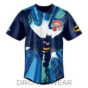 Portland Sea Dogs X Batman Theme Night 2026 Baseball Jersey by Drovenwear.com
