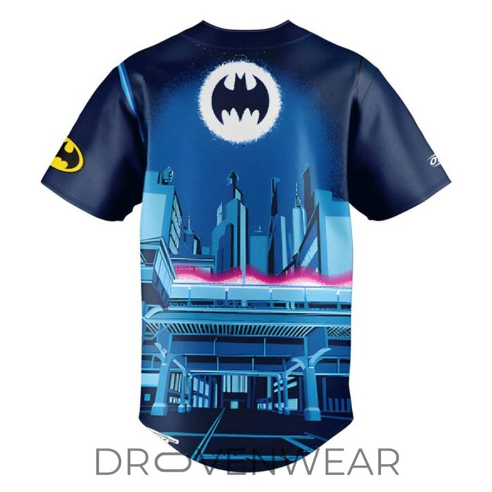 Portland Sea Dogs X Batman Theme Night 2026 Baseball Jersey - Image 3