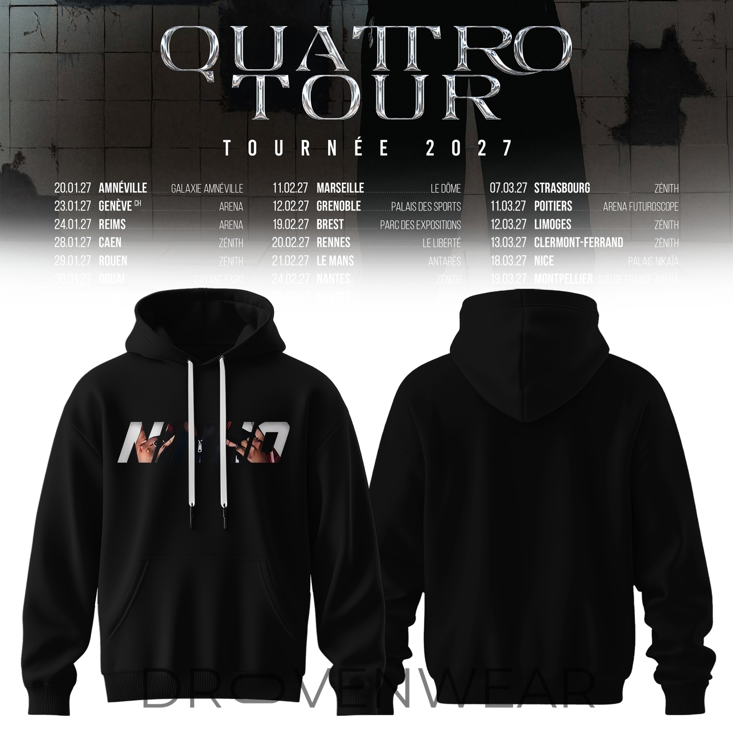 QUATTRO Tour Hoodie QUATTRO Tour Hoodie