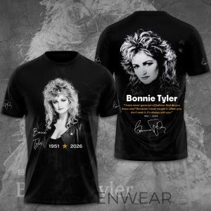 RIP Bonnie Tyler Thank You For The Memories Shirt by Drovenwear.com