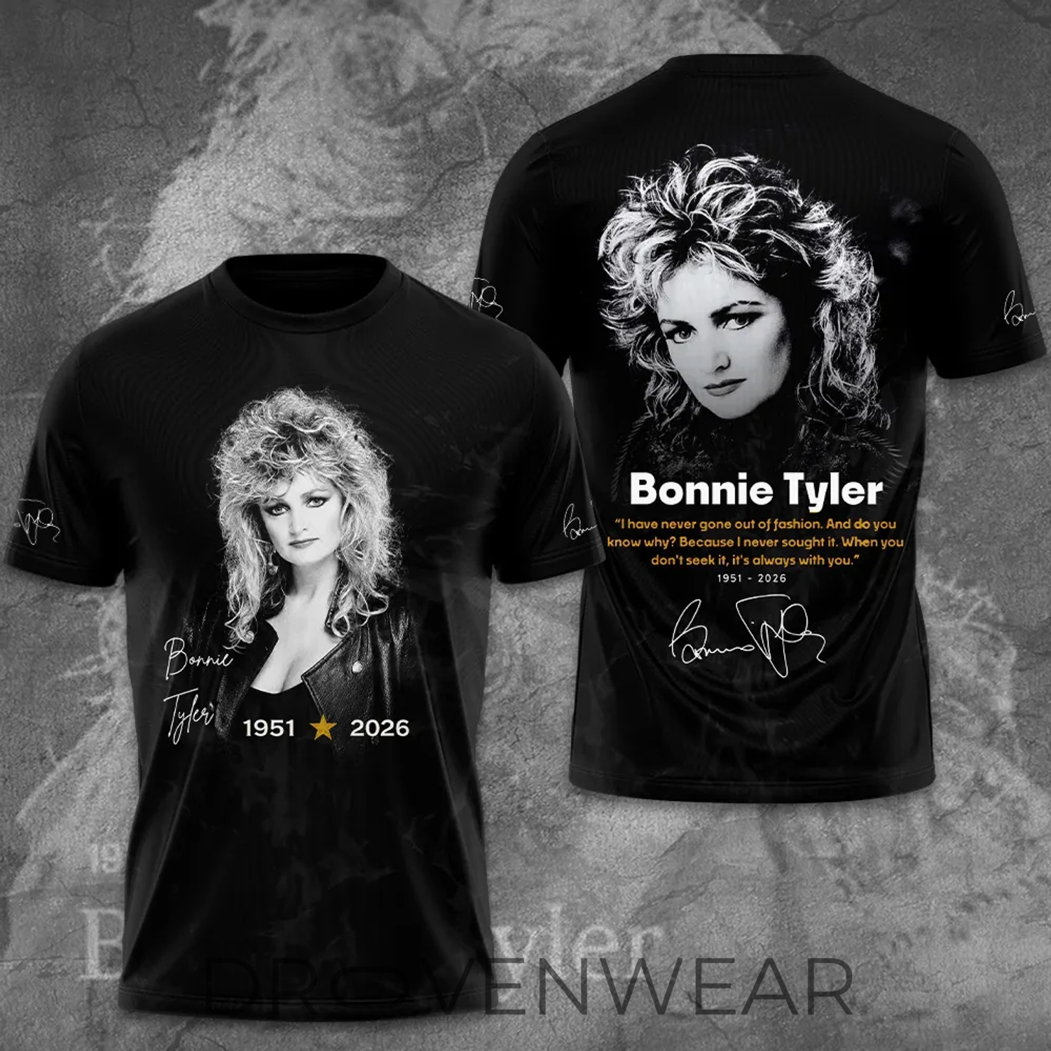 R.I.P Bonnie Tyler Thank You For The Memories Shirt R.I.P Bonnie Tyler Thank You For The Memories Shirt
