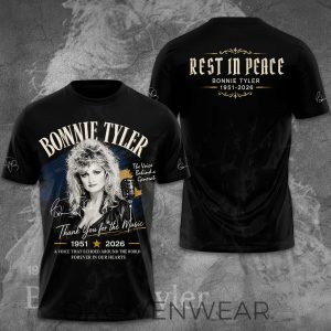 RIP Bonnie Tyler Thank You For The Memories Shirt by Drovenwear.com
