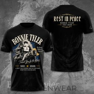 RIP Bonnie Tyler Thank You For The Memories Shirt by Drovenwear.com