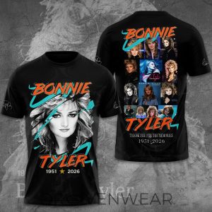 RIP Bonnie Tyler Thank You For The Memories Shirt by Drovenwear.com