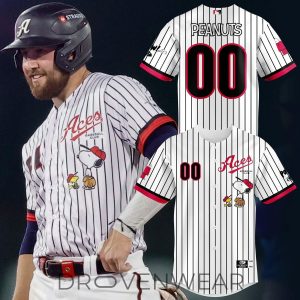 Reno Aces x 2026 Peanuts Night Baseball Jersey by Drovenwear.com