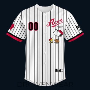 Reno Aces x 2026 Peanuts Night Baseball Jersey by Drovenwear.com