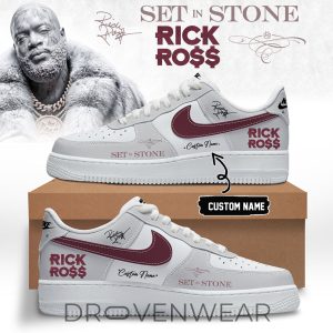 Rick Ross Set In Stone Album AF1 by Drovenwear.com
