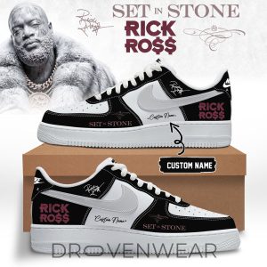 Rick Ross Set In Stone Album AF1 V2 by Drovenwear.com