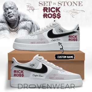 Rick Ross Set In Stone Album AF1 V4 by Drovenwear.com