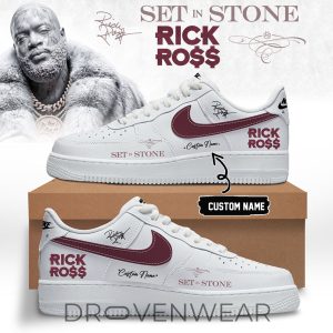 Rick Ross Set In Stone Album AF1 V6 by Drovenwear.com