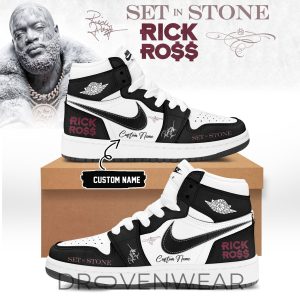 Rick Ross Set In Stone Album AJ1 V4 by Drovenwear.com