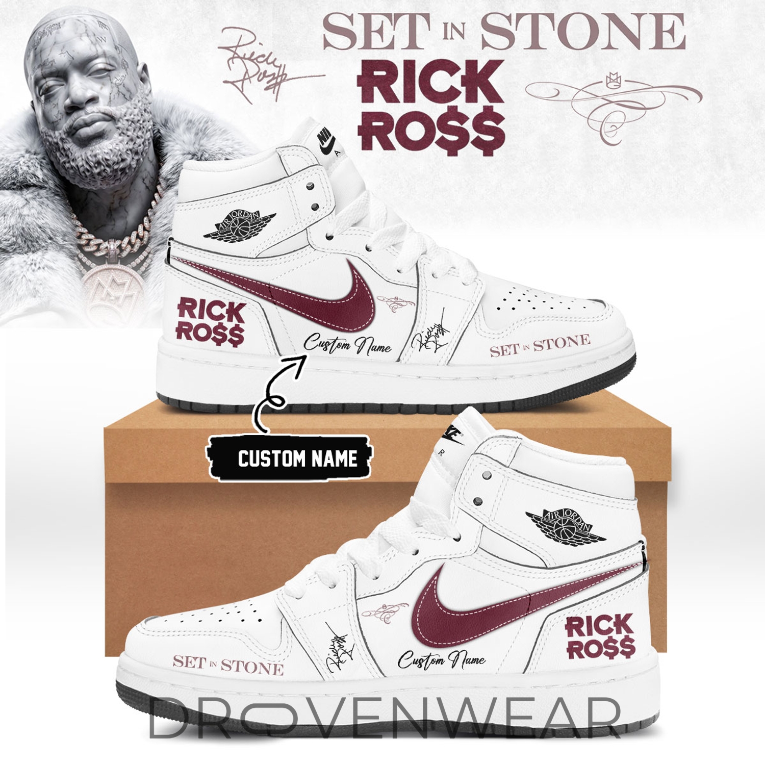 Rick Ross "Set In Stone" Album - AJ1 V6 Rick Ross "Set In Stone" Album - AJ1 V6