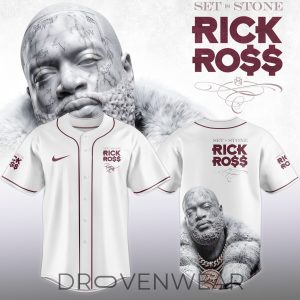 Rick Ross Set In Stone Album Baseball Jersey by Drovenwear.com
