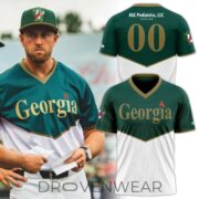 Rome Emperors Georgia Custom V-neck Short-sleeve Baseball Jersey