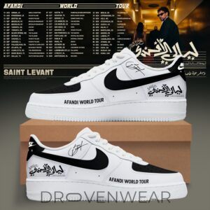 Saint Levant Afandi World Tour AF1 Shoes by Drovenwear.com