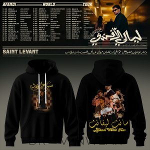 Saint Levant Afandi World Tour Hoodie Version 4 by Drovenwear.com