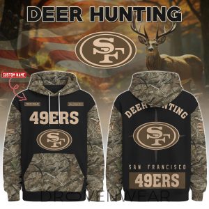 San Francisco 49ers Deer Hunting Limited Edition Hoodie by Drovenwear.com