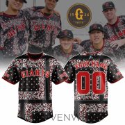 San Francisco Giants Yomiuri x Jordan Brand Bandana Baseball Jersey