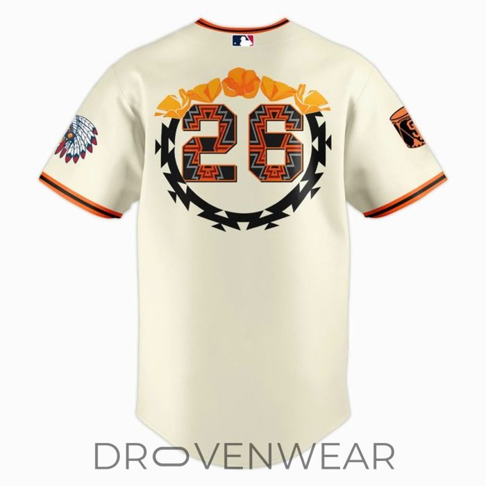 San Francisco Giants x Native American Heritage Night 2026 Baseball Jersey - Image 3