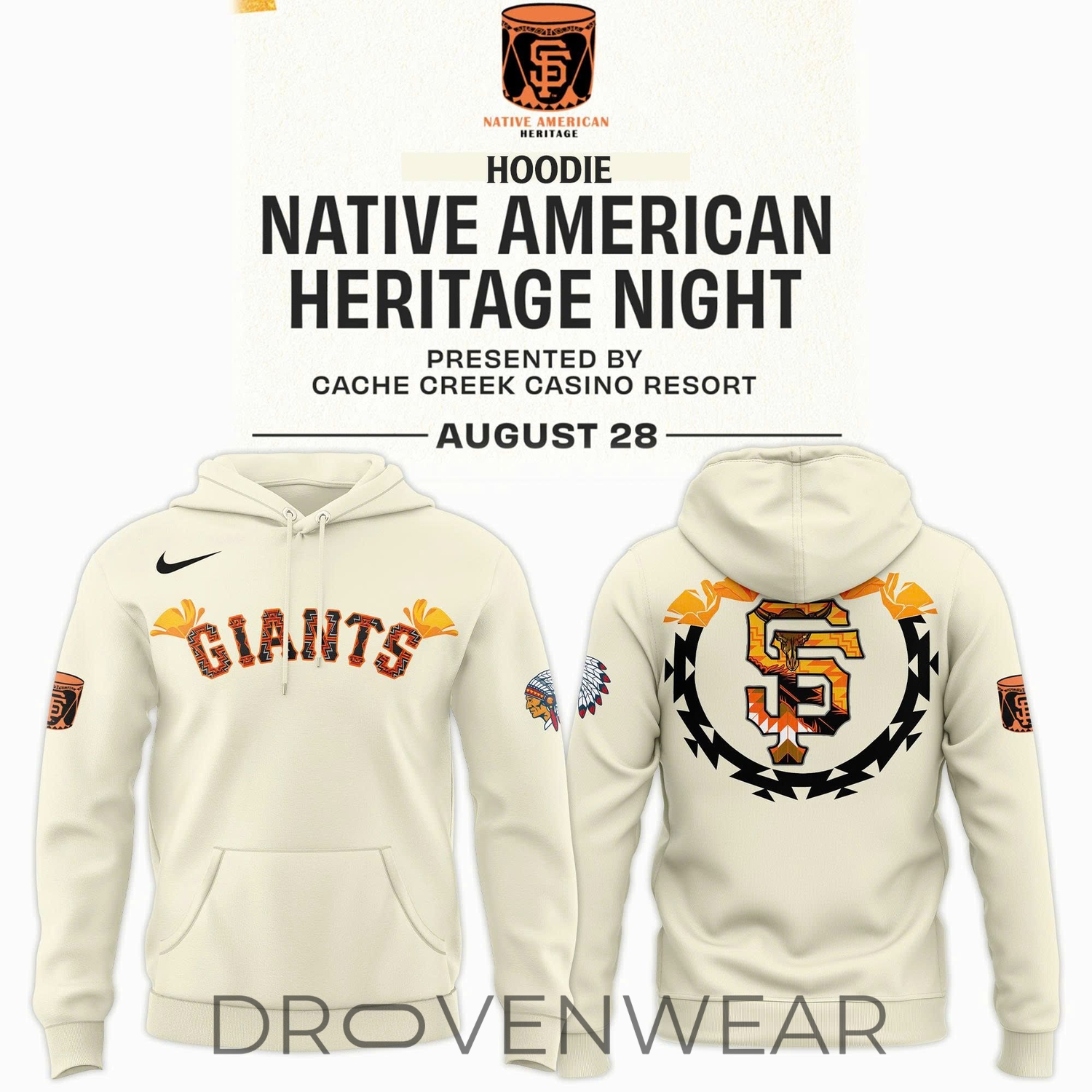 San Francisco Giants x Native American Heritage Night 2026 Hoodie San Francisco Giants x Native American Heritage Night 2026 Hoodie