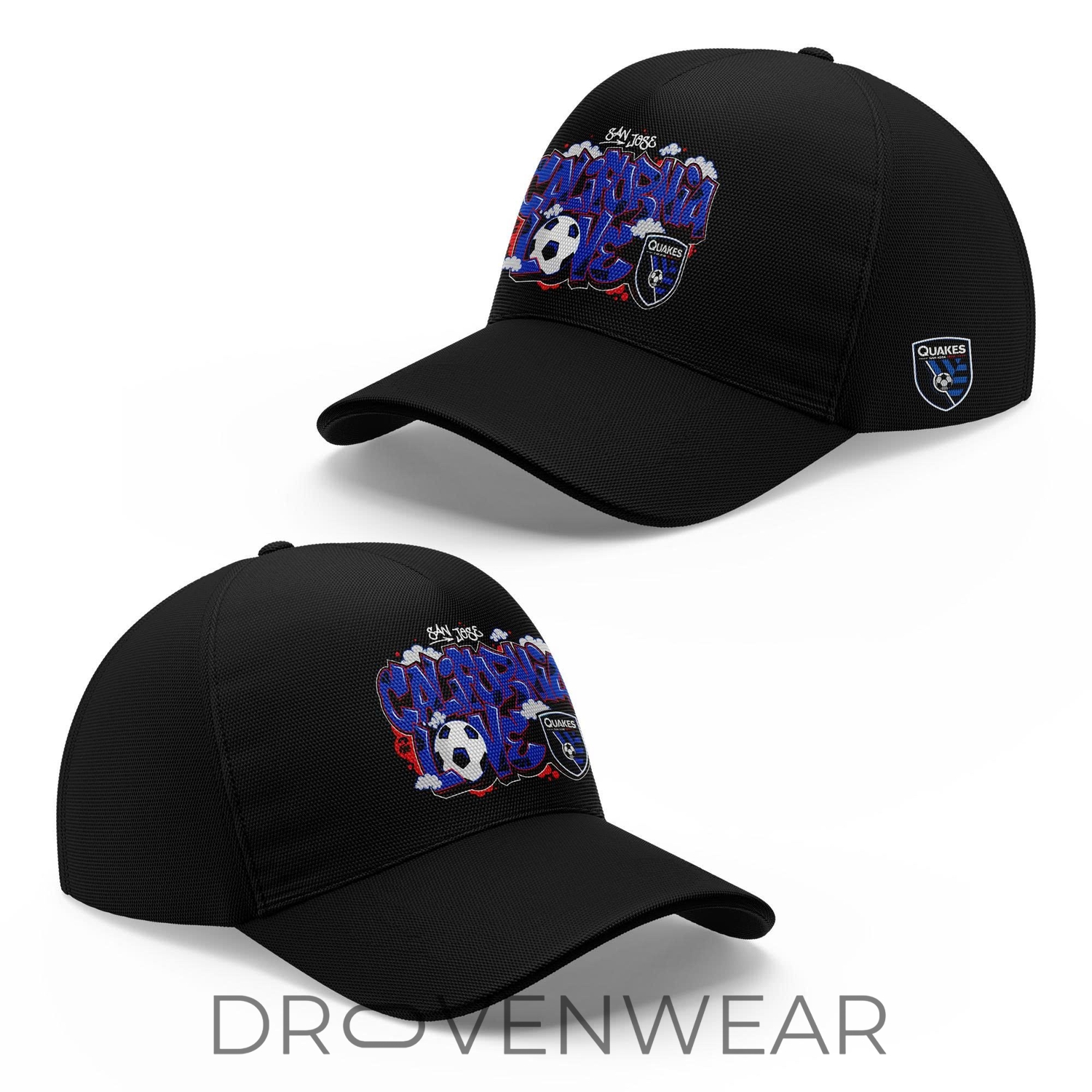 San Jose Earthquakes x Tupac California Love Graffiti Graphic Cap Limited Edition San Jose Earthquakes x Tupac California Love Graffiti Graphic Cap Limited Edition