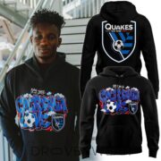 San Jose Earthquakes x Tupac California Love Graffiti Graphic Hoodie Limited Edition