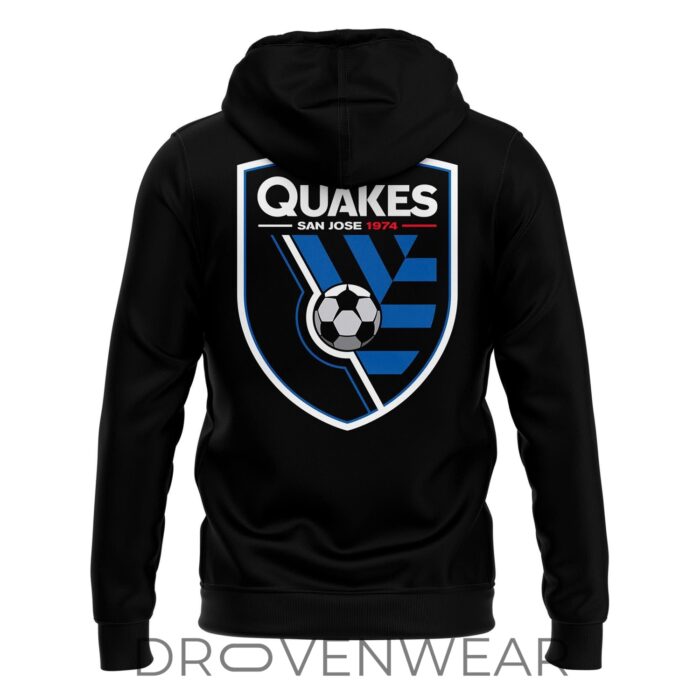 San Jose Earthquakes x Tupac California Love Graffiti Graphic Hoodie Limited Edition - Image 3
