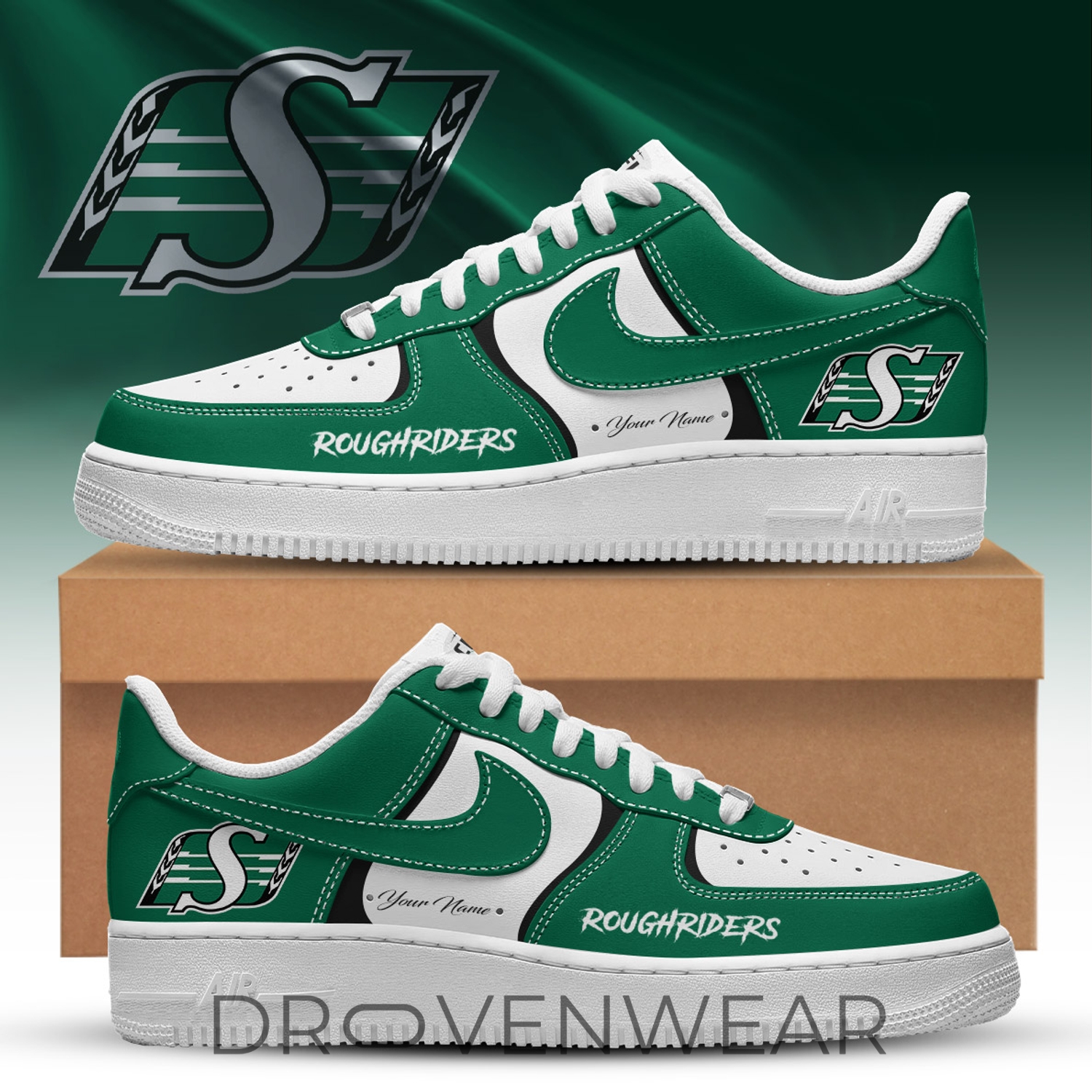 Saskatchewan Roughriders Special Heritage 2026 Limited Edition Shoes Saskatchewan Roughriders Special Heritage 2026 Limited Edition Shoes