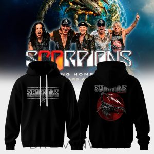 Scorpions Coming Home 2026 World Tour Collection Hoodie V4 by Drovenwear.com