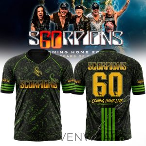 Scorpions Coming Home 2026 World Tour Edition Football Jersey by Drovenwear.com