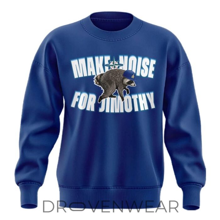 Seattle Mariners Make Some Noise for Jimothy Fan Crewneck Sweatshirt 2026 - Image 2