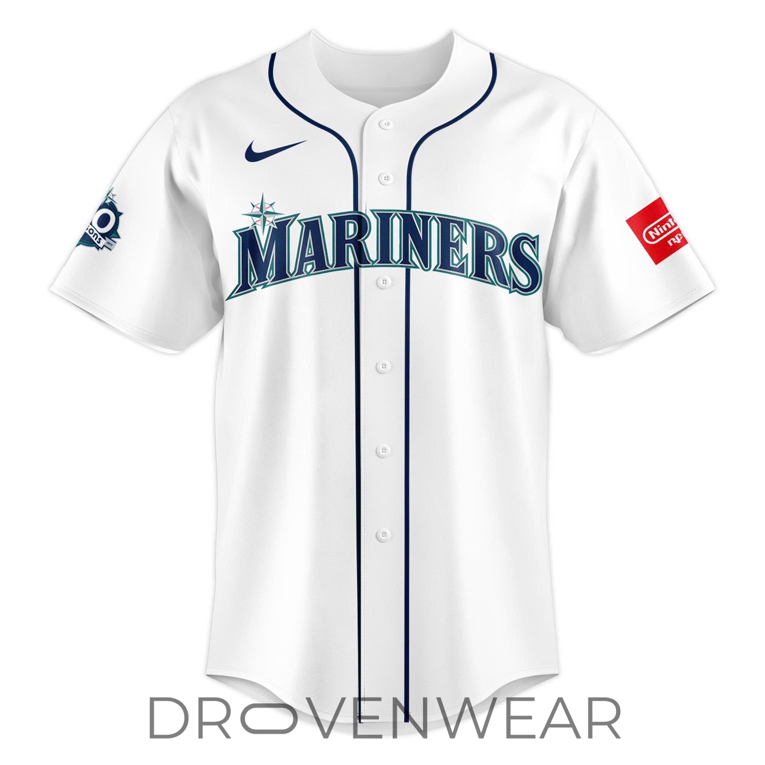 Seattle Mariners Sam Darnold #14 White Home Baseball Jersey Performance Fan Shirt Seattle Mariners Sam Darnold #14 White Home Baseball Jersey Performance Fan Shirt