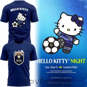 Seattle Reign Fc X Hello Kitty Night 2026 Special Shirt by Drovenwear.com