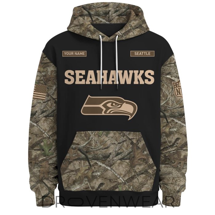 Seattle Seahawks Deer Hunting Limited Edition Hoodie - Image 2