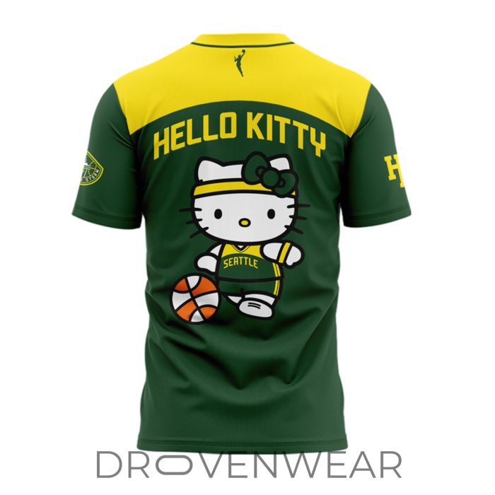 Seattle Storm Hello Kitty Night 2026 Collector's Edition Shirt - Image 3